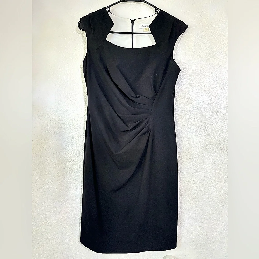Calvin Klein black dress size 6P - Picture 1 of 5